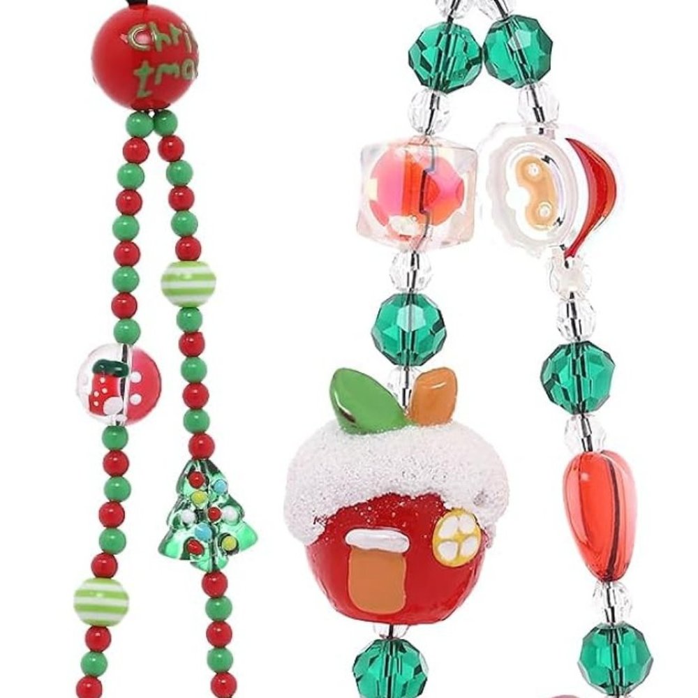 New Christmas Phone Charm Wrist Straps Set